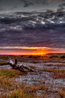 Sunset over the Mud Flats
